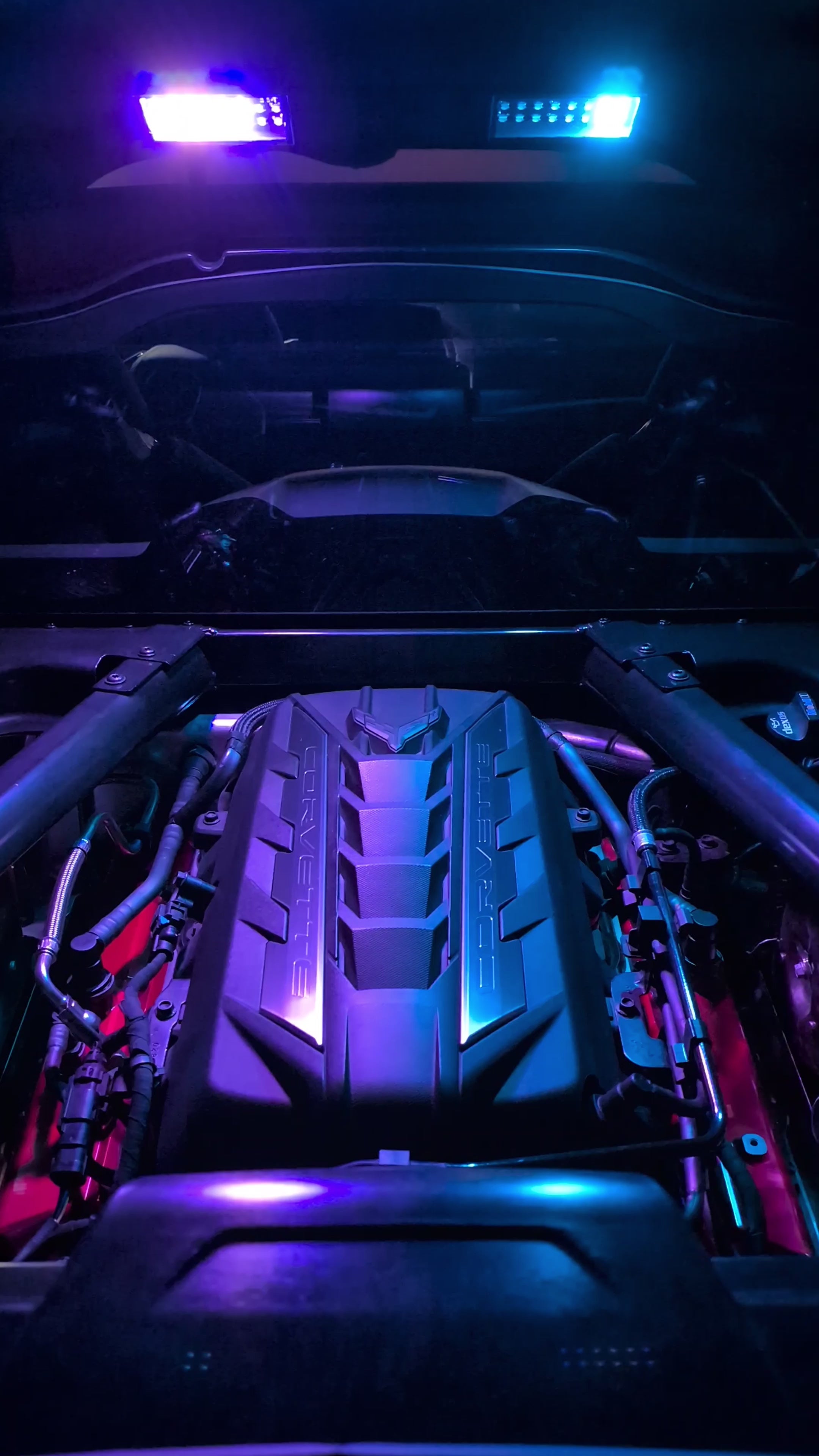 C8 Corvette Engine Bay Lighting Kit - 2020+